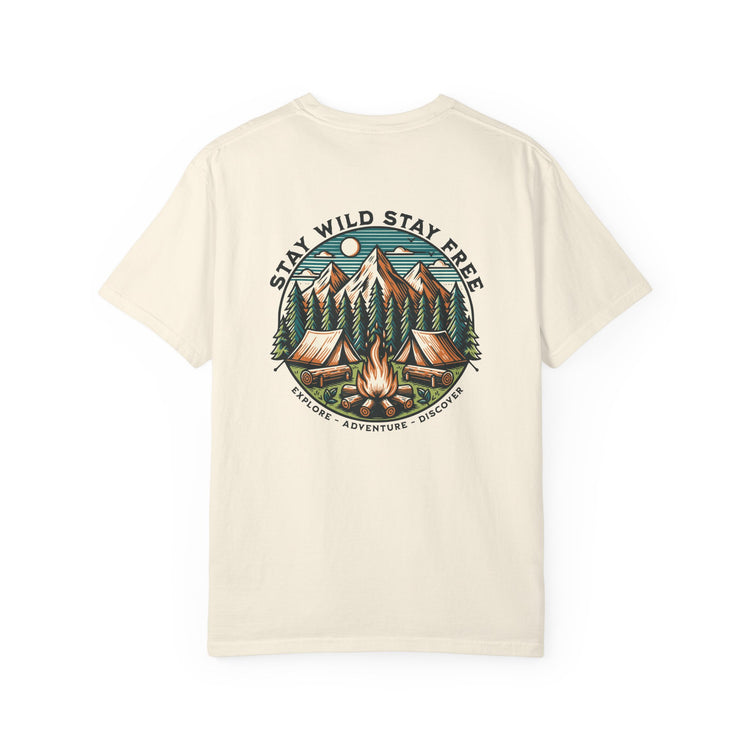 "Stay Wild Stay Free" Graphic Cotton Tee