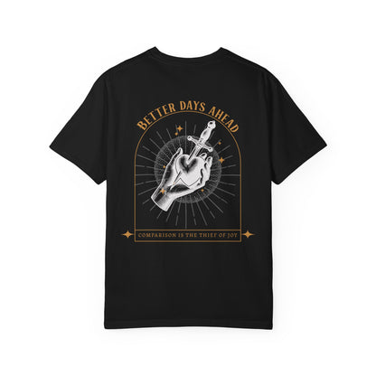 "Better Days Ahead" Graphic Cotton Tee