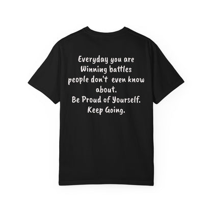 “You Are Winning Battles” Motivational Cotton Tee