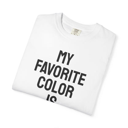 "My Favorite Color is Carbs" Graphic Cotton Tee