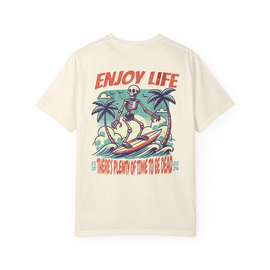 "Enjoy Life" Graphic Cotton Tee