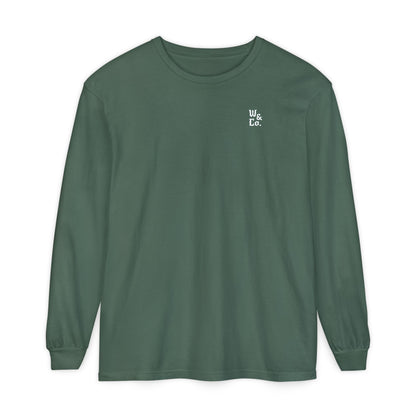 'The Past Is a Place to Learn From, Not to Live In.' Inspirational Long sleeve