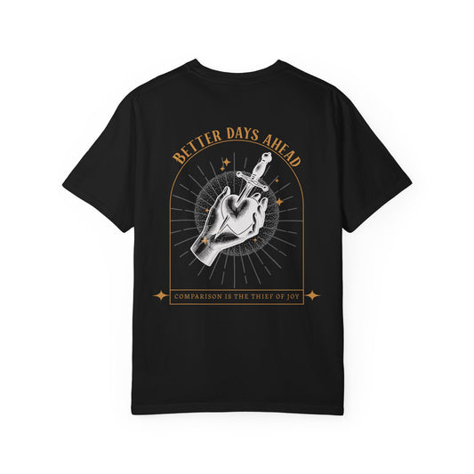 "Better Days Ahead" Graphic Cotton Tee