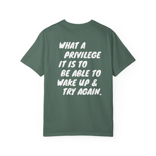 'What a Privilege' Inspirational Cotton Tee