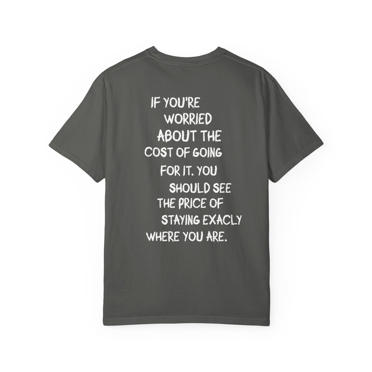 'If You’re Worried About the Cost…' Inspirational Cotton Tee