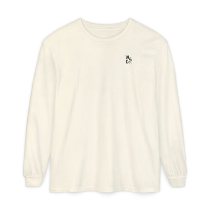 'The Past Is a Place to Learn From, Not to Live In.' Inspirational Long sleeve