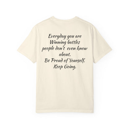 “You Are Winning Battles” Motivational Cotton Tee