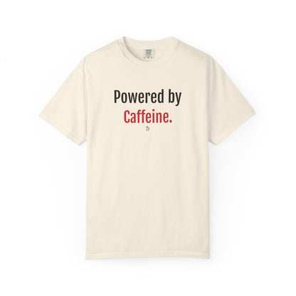 "Powered by Caffeine" Cotton T-Shirt