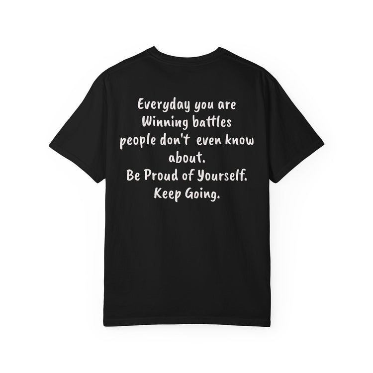 “You Are Winning Battles” Motivational Cotton Tee