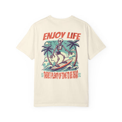 "Enjoy Life" Graphic Cotton Tee