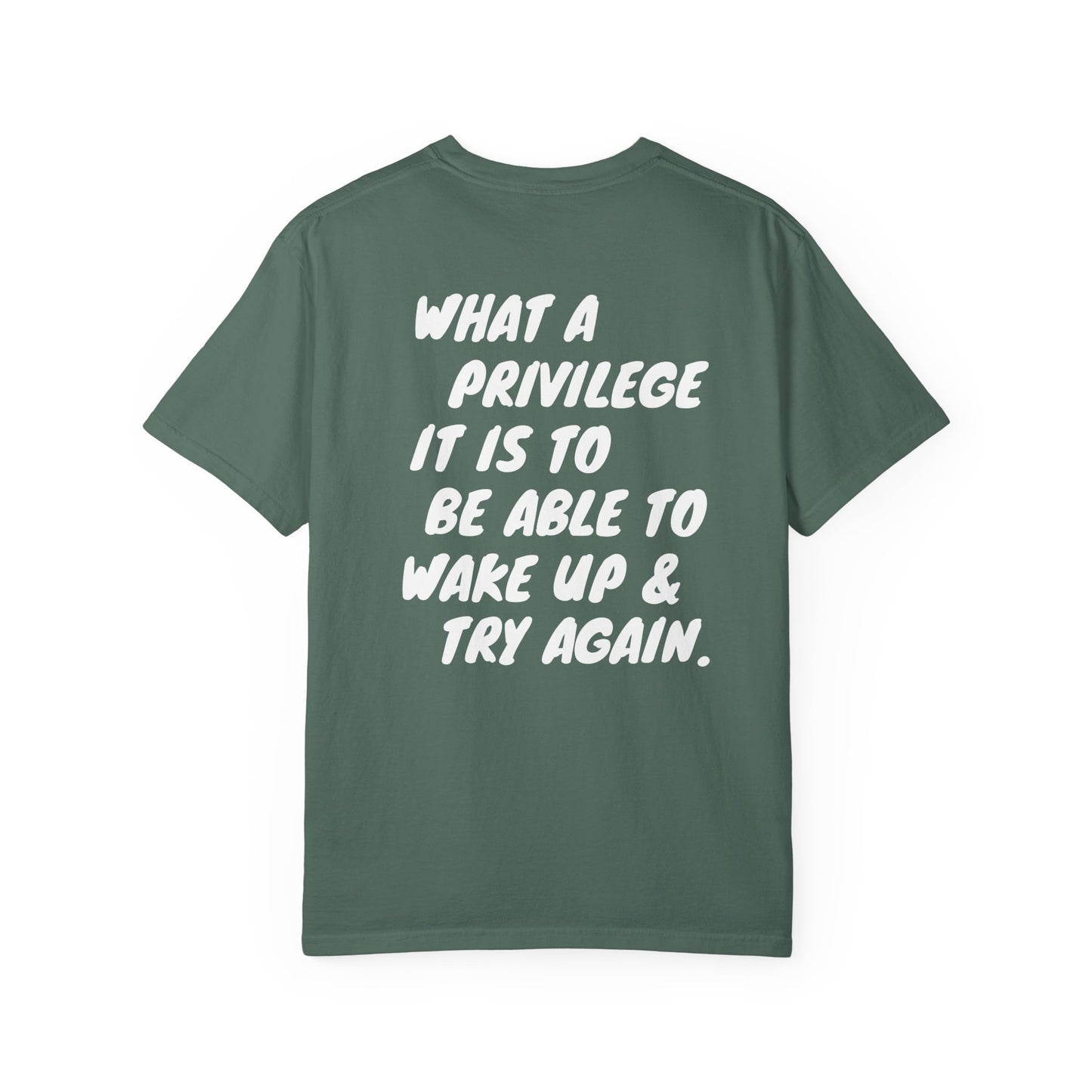'What a Privilege' Inspirational Cotton Tee