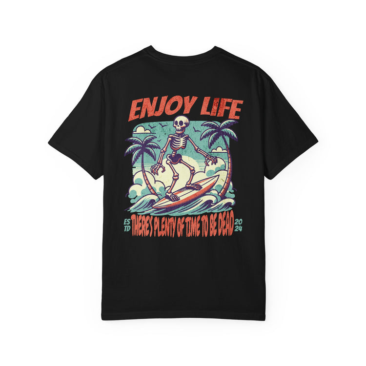 "Enjoy Life" Graphic Cotton Tee