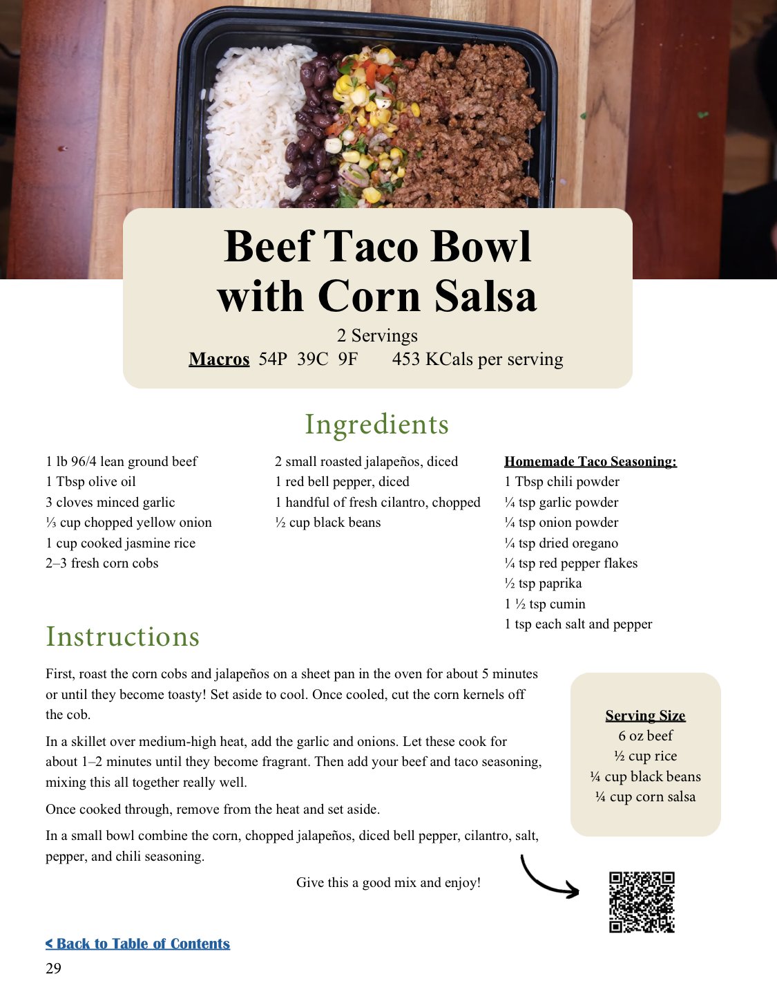A recipe from the Prep Kitchen cookbook