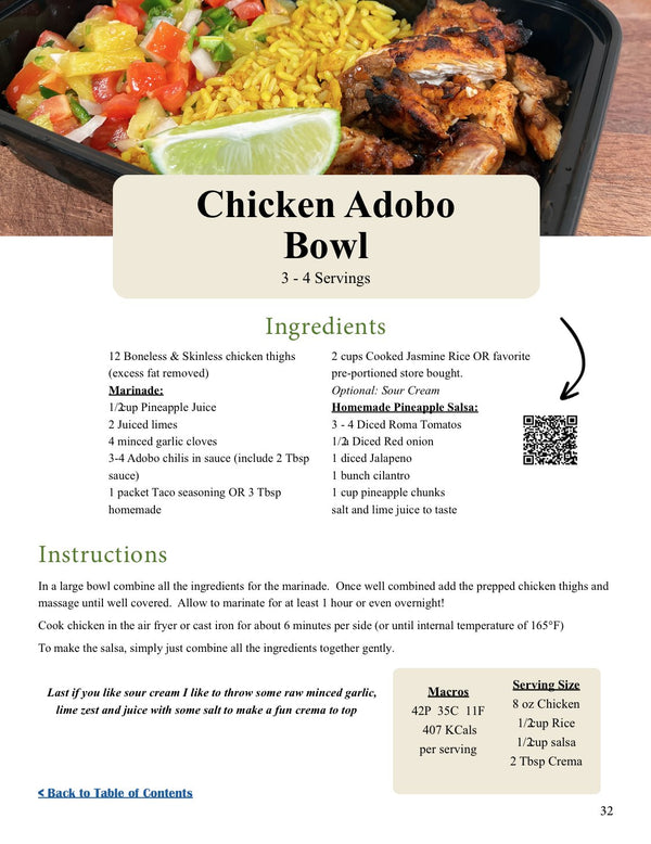 A recipe from the Prep Kitchen cookbook