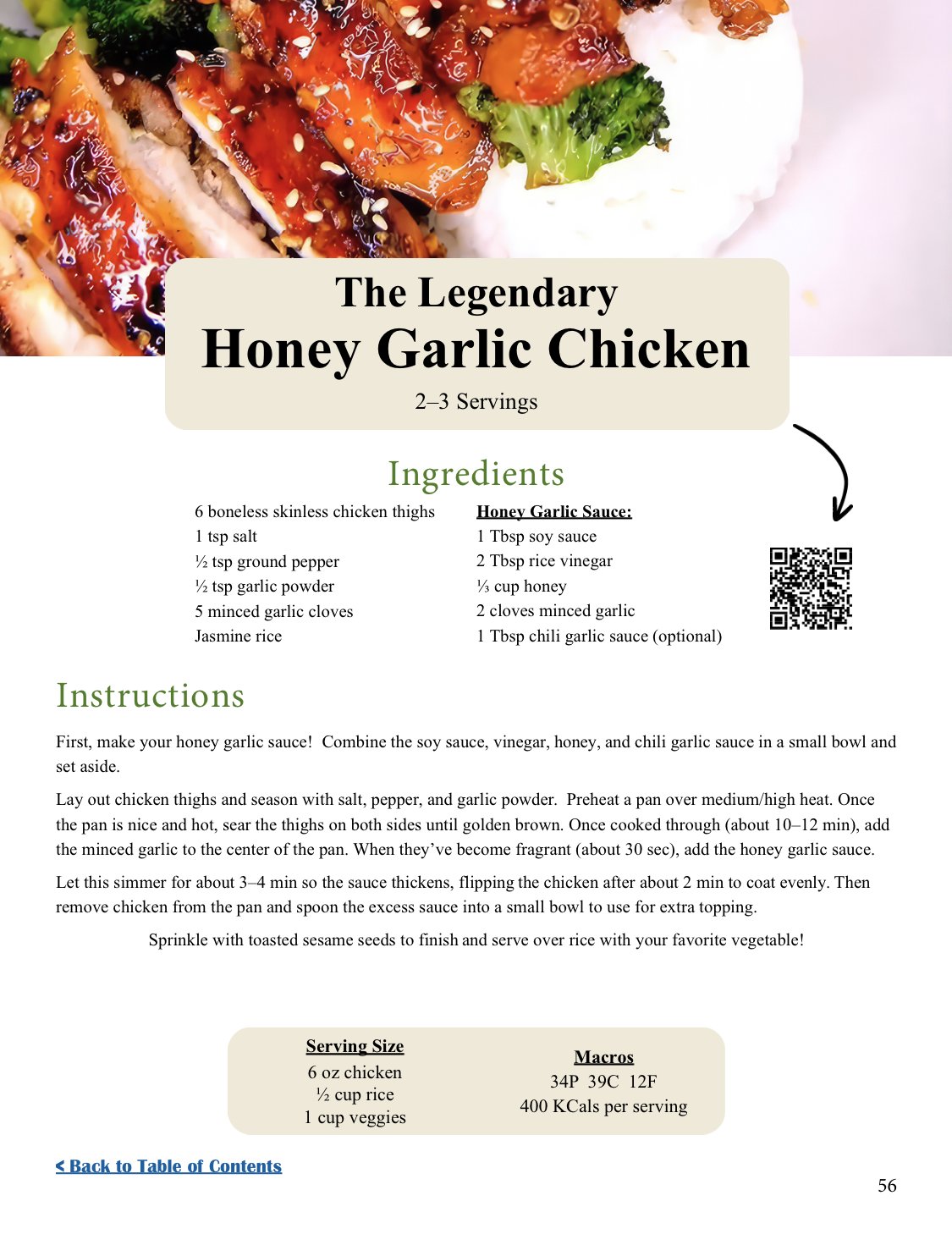 A recipe from the Prep Kitchen cookbook