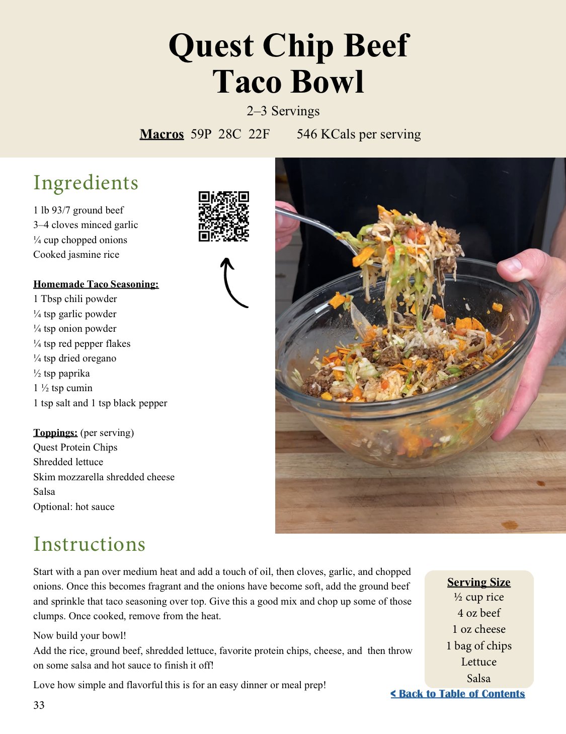 A recipe from the Prep Kitchen cookbook