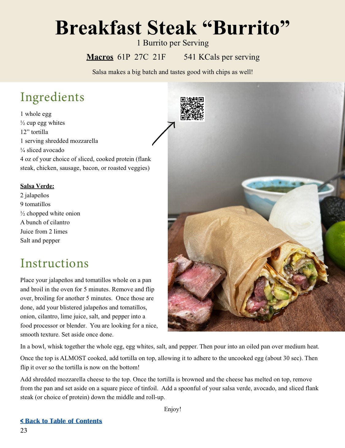 A recipe from the Prep Kitchen cookbook