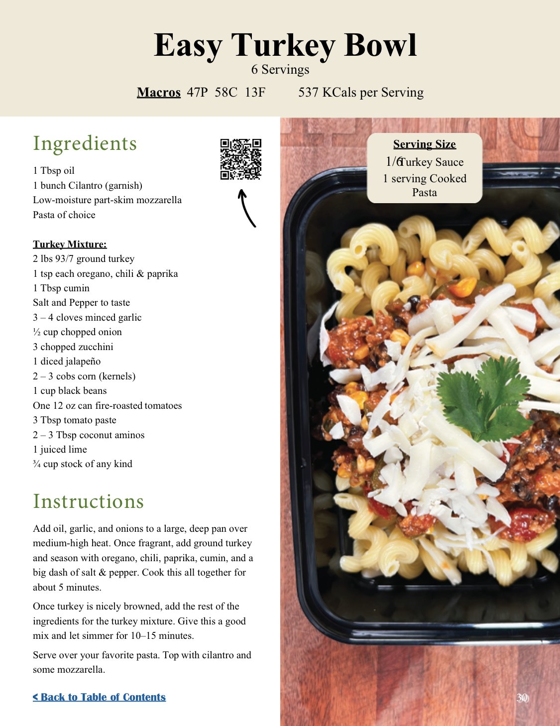 A recipe from the Prep Kitchen cookbook
